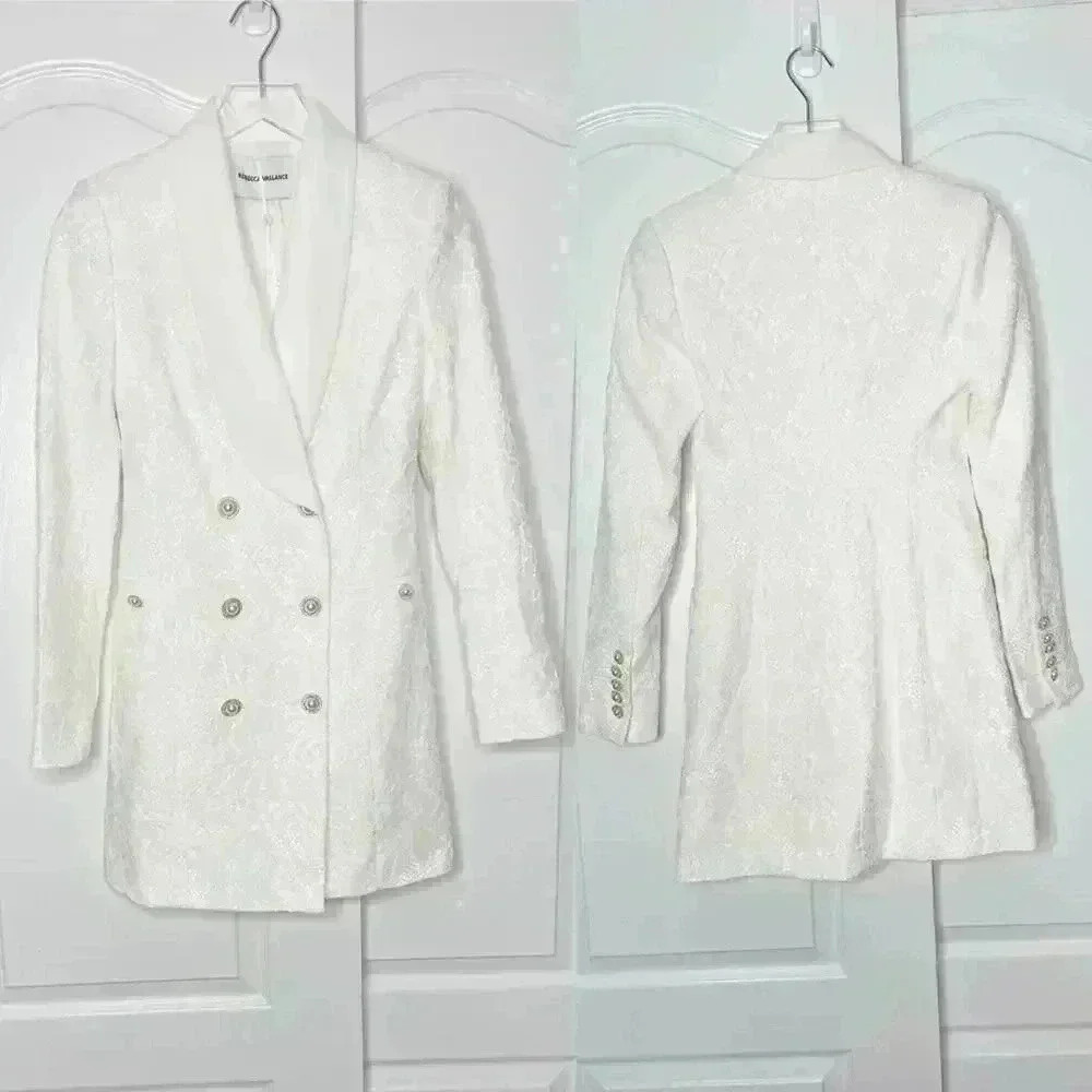 NWT Rebecca Vallance Bridal Harriet blazer minidress Size 2 US - Picture 5 of 16